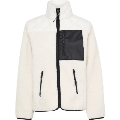 Afbeelding van Thejoggconcept Jcberri Fleecejas, Dames, Maat: XXL, Birch mix