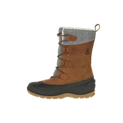 Afbeelding van Kamik Snowgem Snowboots Cognac (wk2164cgn), Dames, Maat: 40, (wk2164 cgn) Leer en textiel