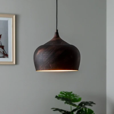 Afbeelding van Opviq Hanglamp Saglam 3761 1 lamp Ø28cm koper/goud