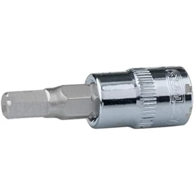 Afbeelding van KS Tools 918.1464 1/4&quot; CHROMEplus Bit dopsleutel binnenzeskant, 6mm