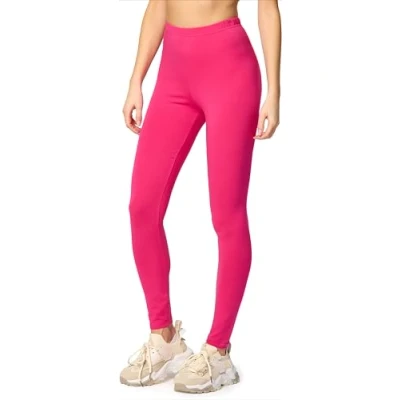 Afbeelding van Merry Style MS MS10 198 LE Dames Leggings Sport Vrijetijdsbroek Lang Katoen Sporbroek Yogabroek Amarant L