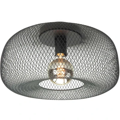 Afbeelding van Highlight plafondlamp Honey 40 cm zwart
