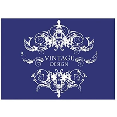 Afbeelding van Rayher HOBBY 4501800 sjabloon vintage design, met rakel, DIN A4, 1 stuk
