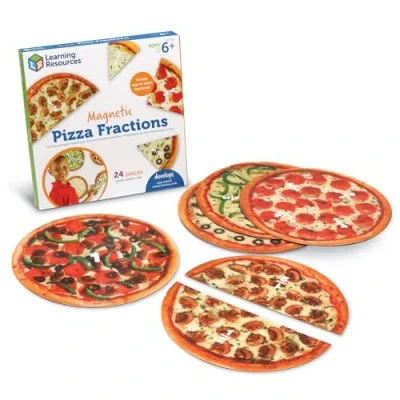 Afbeelding van Learning Resources Magneetisch Pizza Fracties 6 Stuk Set