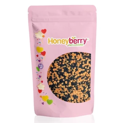 Afbeelding van Natuurlijke Eetbare Kleurrijke Strooisels 200g Cakedecoratie en Suikerstrooisels Perfect voor Bakken, Taarten, Cupcakes, Koekjes Desserts Geproduceerd in de EU (Halloween Confetti)