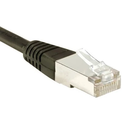 Afbeelding van Netwerkkabel RJ45 CAT 6 S/FTP zwart 0.7 M