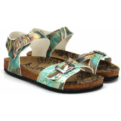 Afbeelding van GOBY Abstract Sandalen Slippers Hoge kwaliteit Handmade Maat 38