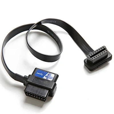 Afbeelding van bbfly A9 OBD II OBD2 16 Pin Splitter Extension 1 x Mannelijke en 2 Vrouwelijke Verlengkabel Adapter (2FT/60CM)
