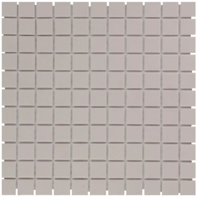 Afbeelding van The Mosaic Factory London Vierkant Matt White 2,3x2,3 cm