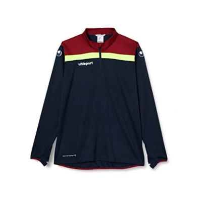 Afbeelding van Uhlsport Offense 23 Ziptop Kinderen Marine / Bordeaux Fluogeel Maat: 140