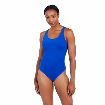 Afbeelding van Zoggs Cottesloe Powerback Ecolast+ Zwemkleding Blauw XL Vrouw
