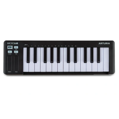 Afbeelding van Arturia MicroLab Mk3 Black Midi Keyboard