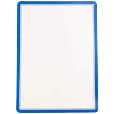 Afbeelding van Tarifold magneetlijst met zelfklevende achterkant in A3 vorm, blauw