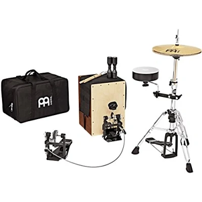 Afbeelding van Meinl Cajon Drum Set met cajon, hihat, pedalen en accessoires