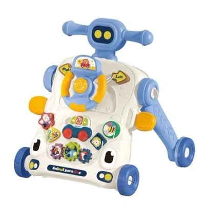 Afbeelding van Chipolino Car 3 in 1 Loopwagen met Speelgoedauto &amp; Muziek Blauw