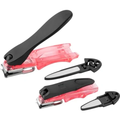 Afbeelding van ZWILLING Manicure Pedicure Nagel Clipper 2 Delig Set, Rood