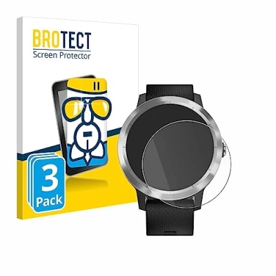 Afbeelding van BROTECT Glas Screen Protector voor Garmin Vivoactive 3 / Forerunner 45 Approach S40 (3 Stuks) Schermbeschermer [9H, Beschermglas Folie niet Glas]