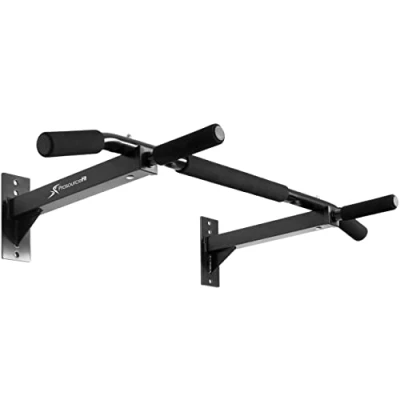 Afbeelding van ProsourceFit Aan de muur gemonteerde 300LB Pull Up Bar, Zwart
