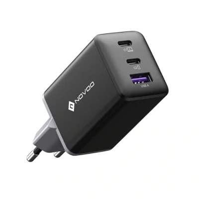 Afbeelding van NOVOO snellader USB C 67 W 3 poorten met GaN Tech, compatibel iPhone 15 Plus Pro Max 14 13 12 Galaxy S23 Ultra S22 MacBook Air M1 M2 iPad