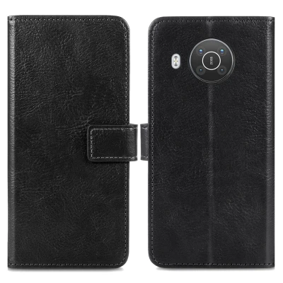 Afbeelding van Nokia X20 Hoesje Kunstleder iMoshion Bookcase Zwart Telefoonhoesje