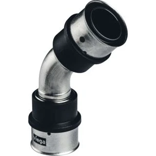Afbeelding van Viega Smartpress bocht 45 rvs 25 mm pers (gas)