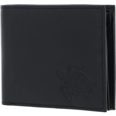 Afbeelding van oxmox Leren Portemonnee Leather Querscheinbörse Turtle Zwart