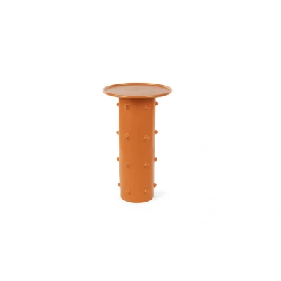 Afbeelding van Bold Monkey Pinch Me Bijzettafel Rond 33 cm Oranje