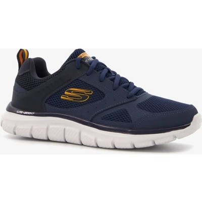 Afbeelding van Skechers Track Syntac Sneaker voor heren, Marineblauw lederen mesh trim, 47.5 EU