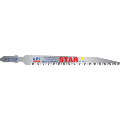 Afbeelding van Wilpu HC 123 decoupeerzaagblad hout en kunststof (Bosch T234X) 25 stuks