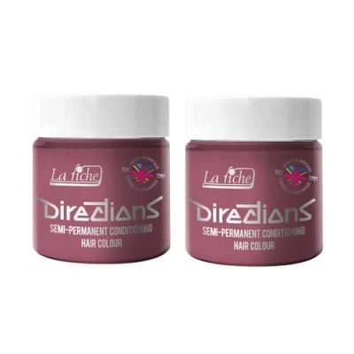 Afbeelding van La Riche Directions Semipermanente haarverf, 100 ml, blik van 2 stuks, pastelroze