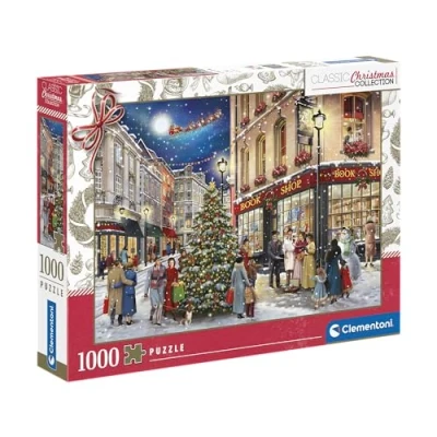 Afbeelding van Clementoni 81498 Jigsaw Collection A Christmas Stroll 1000 stukjes puzzel voor volwassenen 14 99 jaar, cadeau mannen/vrouwen, gemaakt in Italië, meerkleurig