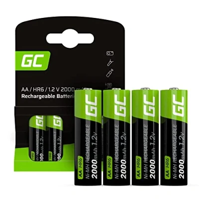 Afbeelding van 4x batterijen AA HR6 2000mAh.