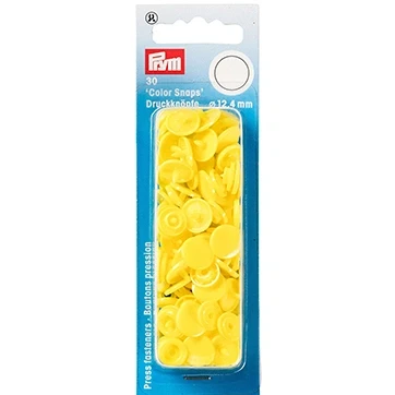 Afbeelding van Prym Color Snaps Naaivrijedrukknopen 12.4mm Geel