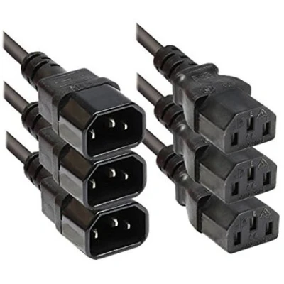 Afbeelding van Verlenging van koude apparaten 0,5 m Faconet® Computer Power Connector met meter (3 stuks m)