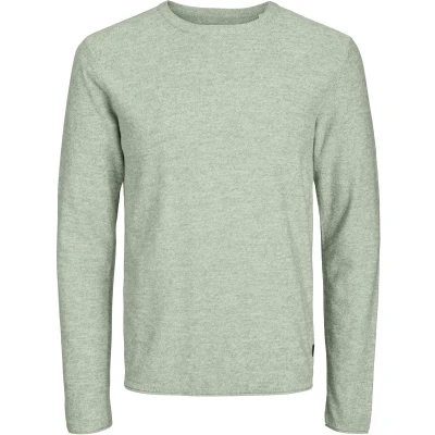 Afbeelding van Jack &amp; Jones Heren Trui Summer Knit Crew Neck Groen Maat S