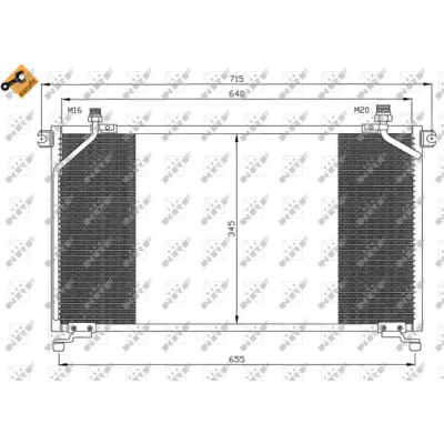 Afbeelding van Condensor, airconditioning NRF 35373