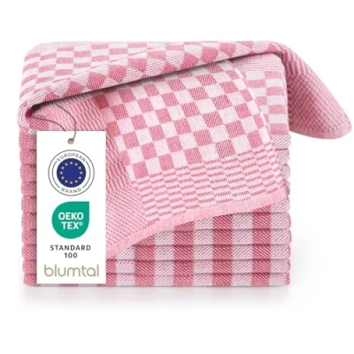 Afbeelding van Blumtal Premium Theedoeken Hoogwaardige Keuken set 50 x 70cm, rood, van 5