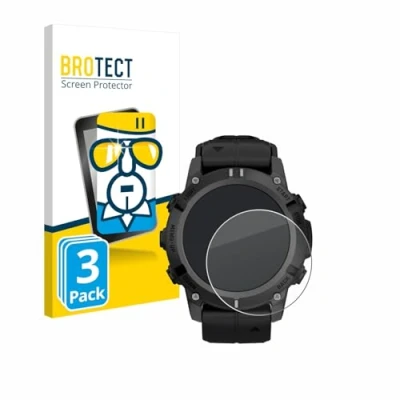 Afbeelding van BROTECT Panzerglas Displayschutz 9H Schutzglas Glas Klar Transparent, Smartwatch beschermfolie, Transparant