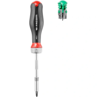 Afbeelding van Facom Protwist Bitschroevendraaier met ratel Incl. 15 bits ATCL.1PB