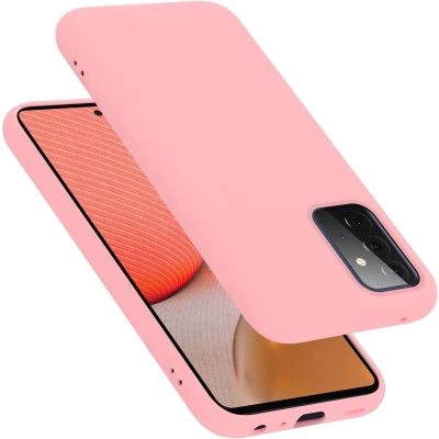 Afbeelding van Cadorabo Hoesje geschikt voor Samsung Galaxy A72 4G / 5G Case in LIQUID ROZE Beschermhoes TPU silicone Cover