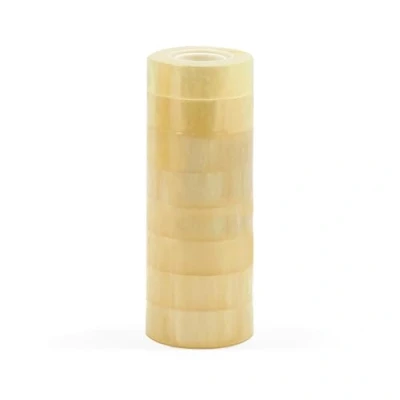Afbeelding van Waytex 930920 8 stuks kantoorplakband, transparant, glanzend, hoge kleefkracht, breedte 19 mm, rol van 33 m, professionele kwaliteit, dikte 50 micron
