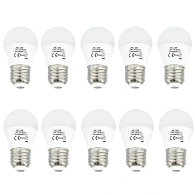 Afbeelding van Jandei 10 Stuks E27 LED Lamp G45, 7W Vervangt 60W Gloeilampen, 630 Lumen, 6000K Koud Wit, AC 220V 240V, Niet Dimbare Spaarlamp, 300 Stralingshoek Bollampen