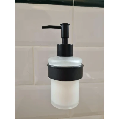 Afbeelding van Zeepdispenser Allibert Loft game Muurmodel Mat Zwart