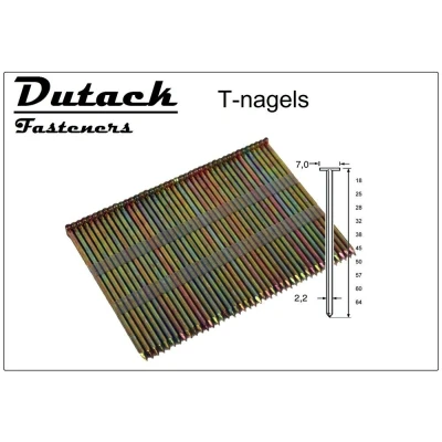 Afbeelding van Dutack 5220037 T Nagel Verzinkt 2,2 x 32mm (2000st)