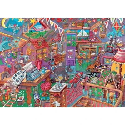 Afbeelding van Ravensburger Puzzle 2D 1000 elementów: Poddasze, Stary design
