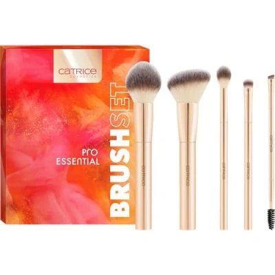 Afbeelding van Catrice Pro Essential Brush Set, meerkleurig, direct resultaat, veganistisch, nanodeeltjesvrij, per stuk verpakt (5 stuks)