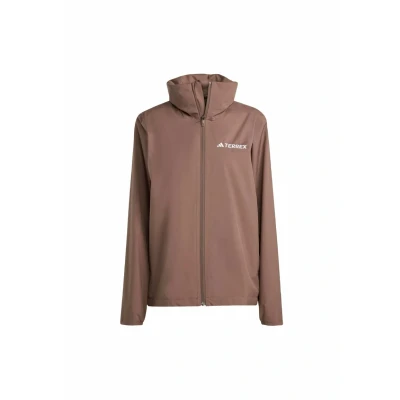 Afbeelding van adidas TERREX Multi Essentials 2L Regenjack Dames Bruin XL