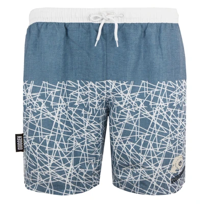 Afbeelding van GUGGEN MOUNTAIN Zwembroek voor Heren Zwemshorts Het Strand Sneldrogende Zomer 1609 manvolk mannen met Strandbroek Boardshort Korte Broek Patroon Linnen Geruit Geblok Grijs Wit S