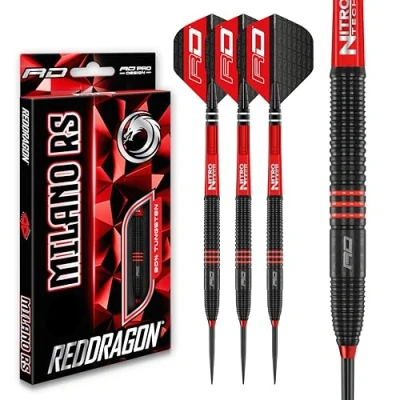 Afbeelding van RED DRAGON Milano RS: Steeltip Tungsten Dartpijlen Professioneel 21 gram