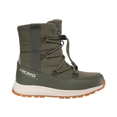 Afbeelding van Viking Equip Warm WP SL Sneeuwlaarzen voor meisjes, Olijf, 32 EU